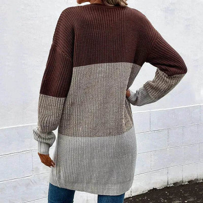 New style Autumn Winter Women Long Knitted Sweater Cardigan - www.Shopthatapp.com
