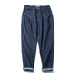 Vintage Denim Washed Elastic Waist Loose Jeans Cityboy Wide Leg Tapered Pants Men - www.Shopthatapp.com