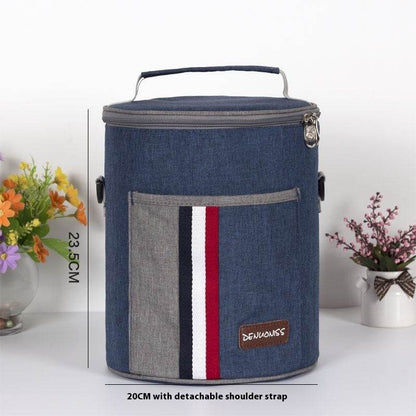 Women Fashion Thermal Insulated Denim Work Lunch Bag - www.Shopthatapp.com