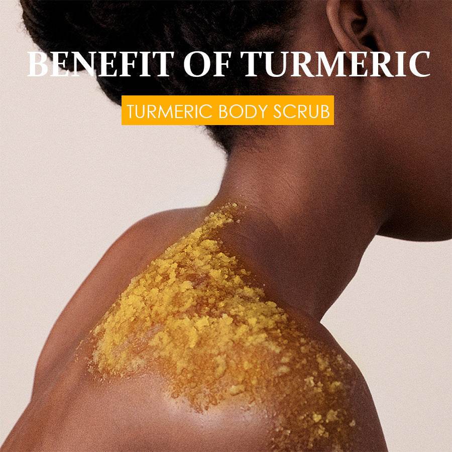 Skin Brightening and Exfoliating Turmeric Vitamin C Body Scrub - www.Shopthatapp.com