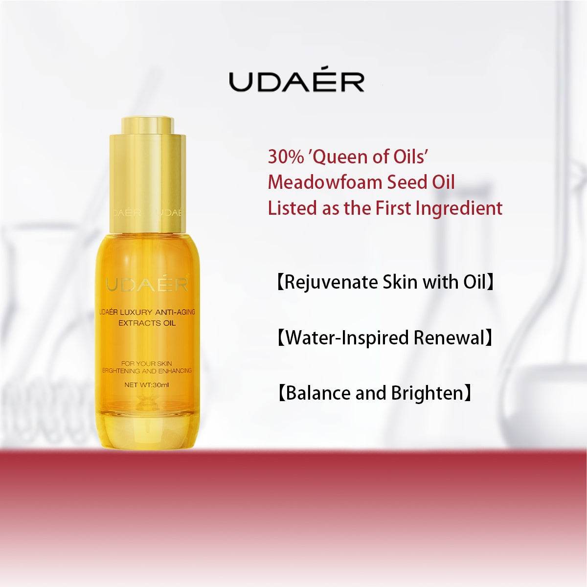 UDAER Luxury Anti-Aging Oil Extract Essence Hydrating Rejuvenating Oil - www.Shopthatapp.com