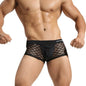 All- match Men's Underwear Breathable Nylon Mesh Boxer Briefs - www.Shopthatapp.com