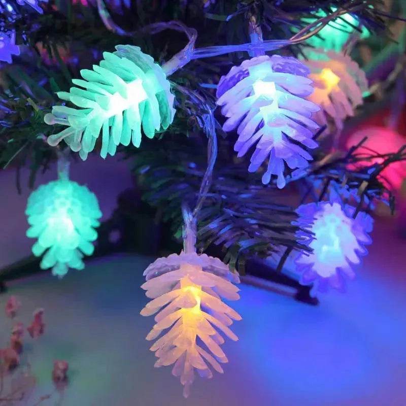 LED Simulation Transparent Pine Nut Light String - www.Shopthatapp.com
