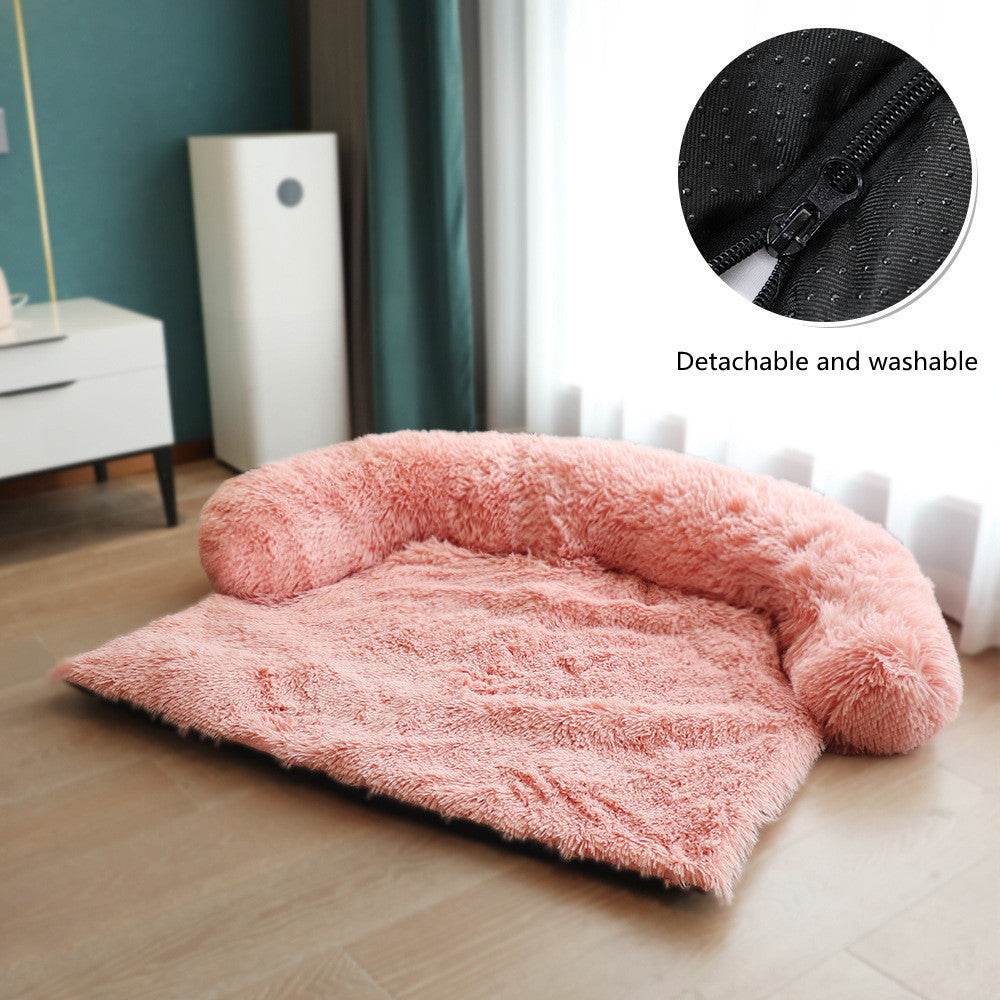 Removable Pet bed Mat Sofa Dog Bed Plush Pet Bed - www.Shopthatapp.com