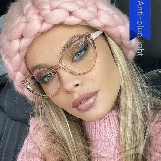 Retro Cat Eye Anti-blue Light Glasses Frame For Women - www.Shopthatapp.com