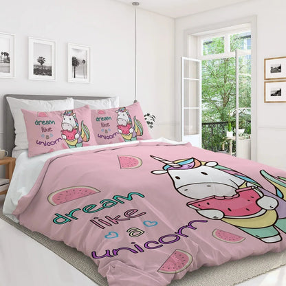 3pieces Watermelon Duvet Cover Set For Comforter Bedding Queen Size - www.Shopthatapp.com
