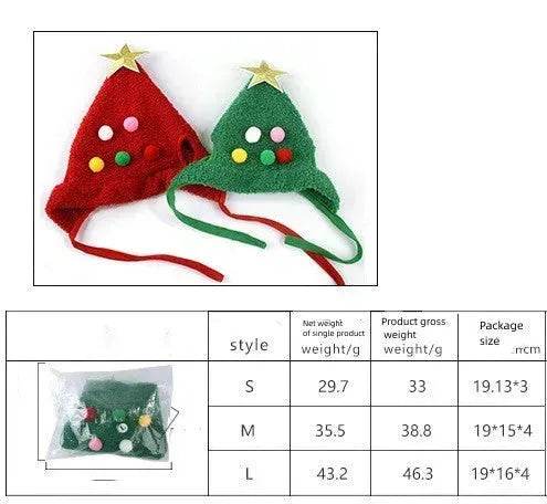 Pet Hat Christmas Tree Shape - www.Shopthatapp.com