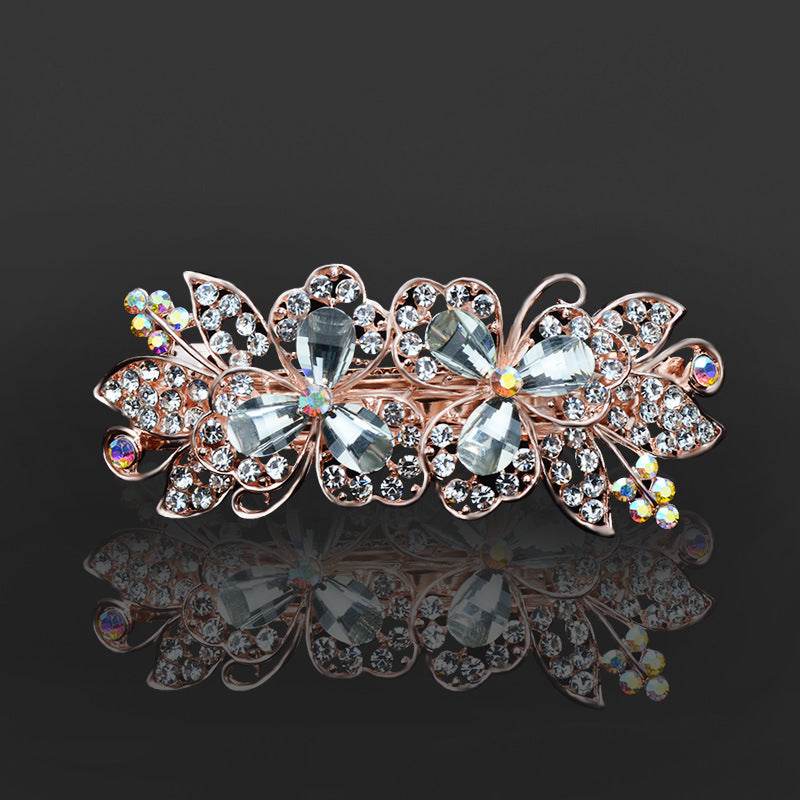 Rhinestone bow hair clip Accessories - www.Shopthatapp.com