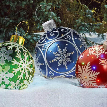 Christmas Ornament Holly Ball Outdoor Tree Decoration Christmas Balls for Yards - www.Shopthatapp.com