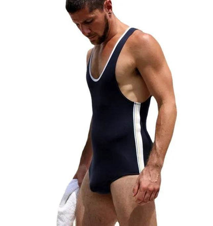 Men's Underwear Underpants One-piece Vest Bodysuit thong - www.Shopthatapp.com