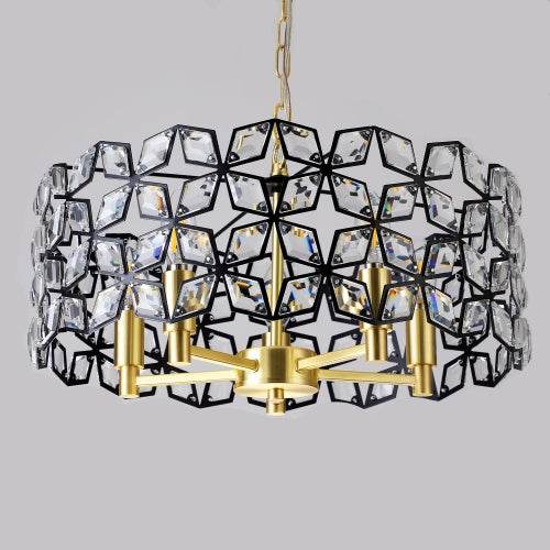 Modern Crystal Chandelier, Suitable For Living Room Round Crystal Lamp Luxury Home Decoration Lamps - www.Shopthatapp.com