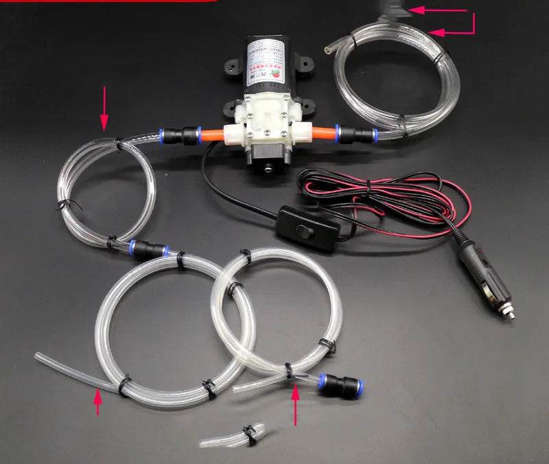 Self-priming Electric Changer Automobile Car Vehicle Engine Oil Pump - www.Shopthatapp.com