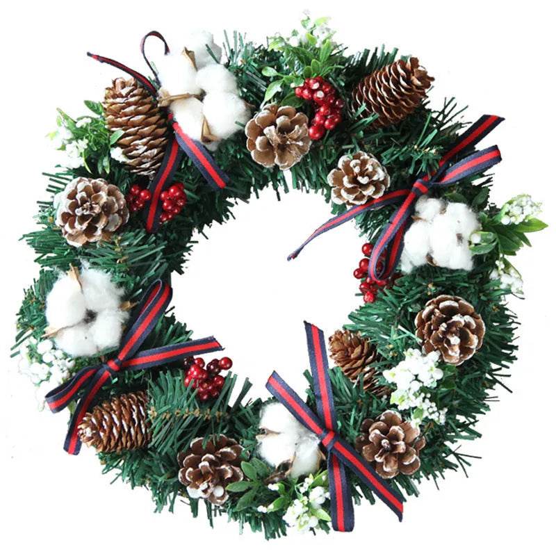 30cm 40cm Christmas Wreath Ornaments Christmas Wreath - www.Shopthatapp.com