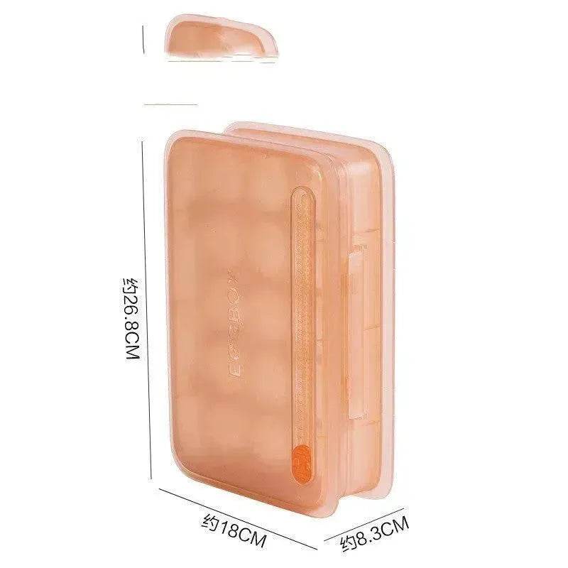 Egg Carton Refrigerator Fresh-keeping Storage Box Household Kitchen Rack Support - www.Shopthatapp.com