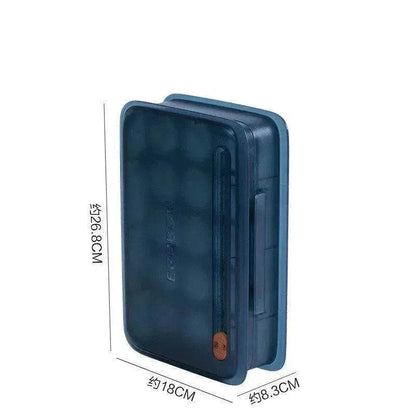 Egg Carton Refrigerator Fresh-keeping Storage Box Household Kitchen Rack Support - www.Shopthatapp.com