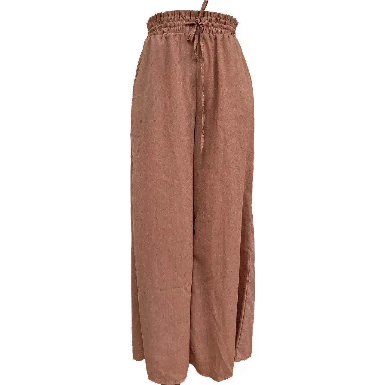 Elastic Waist Fashion Casual Wide-leg Pants For Women - www.Shopthatapp.com