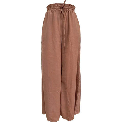 Elastic Waist Fashion Casual Wide-leg Pants For Women - www.Shopthatapp.com