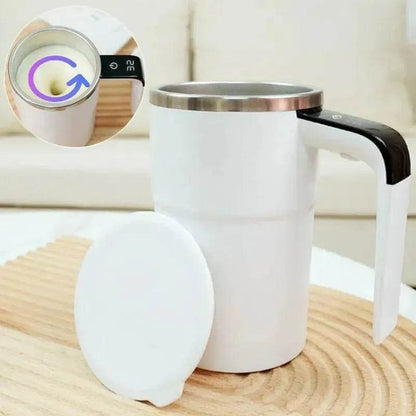 Electric Coffee Mug USB Rechargeable Automatic Magnetic Cup IP67 Waterproof Food-Safe Stainless Steel For Juice Tea Milksha Kitchen Gadgets - www.Shopthatapp.com