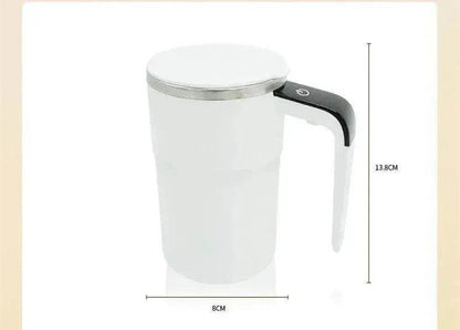 Electric Coffee Mug USB Rechargeable Automatic Magnetic Cup IP67 Waterproof Food-Safe Stainless Steel For Juice Tea Milksha Kitchen Gadgets - www.Shopthatapp.com