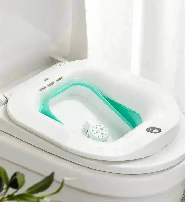 Electric Toilet Bidet Seat  Bubble Massage Hemorrhoid Care - www.Shopthatapp.com