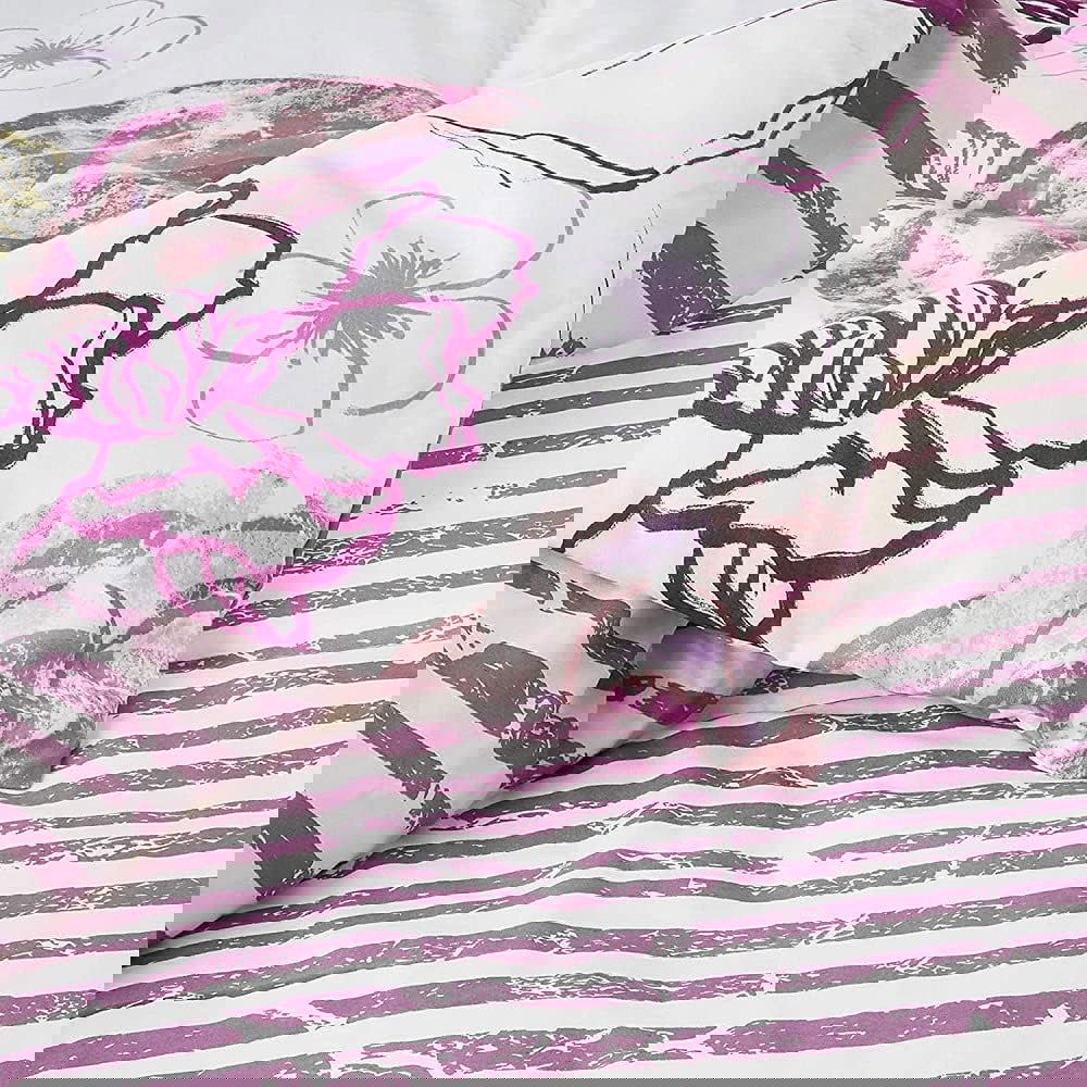 DecoElegance elegant bedroom comforters in floral and striped design for stylish bedding decor