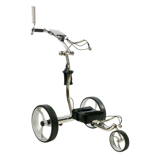 EPG eR-Pace G Luxury Remote Golf Trolley, Stainless Steel - www.Shopthatapp.com