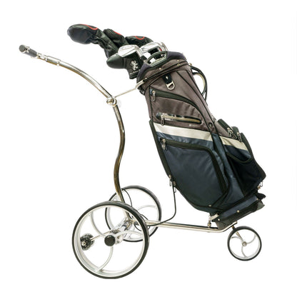 EPG eR-Pace G Luxury Remote Golf Trolley, Stainless Steel - www.Shopthatapp.com