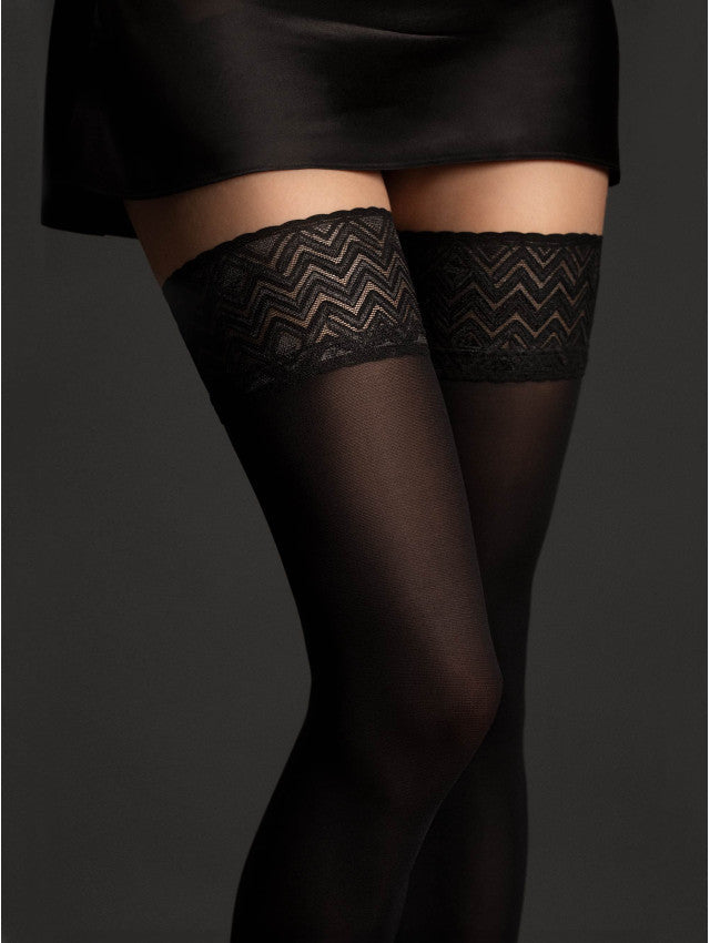 Fiore Ester Hold-Up Stockings 60 Den