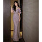 Evening Gown Women's Halter French Style - www.Shopthatapp.com