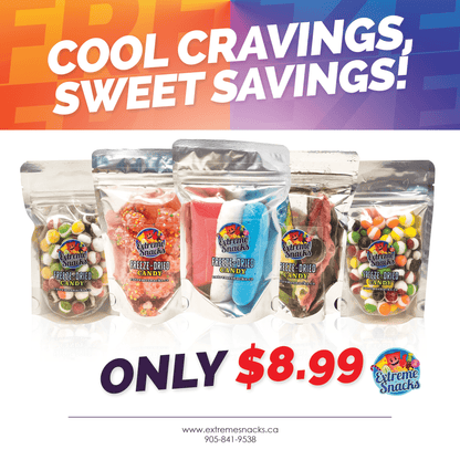 Extreme Snacks Freeze Dried Gummy Clusters - Canadian Edition - www.Shopthatapp.com