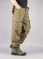 Multi-pocket Men's Casual Loose Labor Protection Cargo Pants - www.Shopthatapp.com