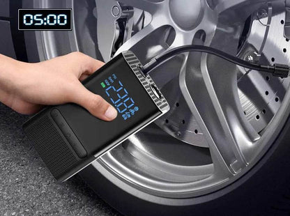 Inflatable Pump Air Compressor For Bicycle Car Boat Tire Inflator Portable Rechargeable - www.Shopthatapp.com