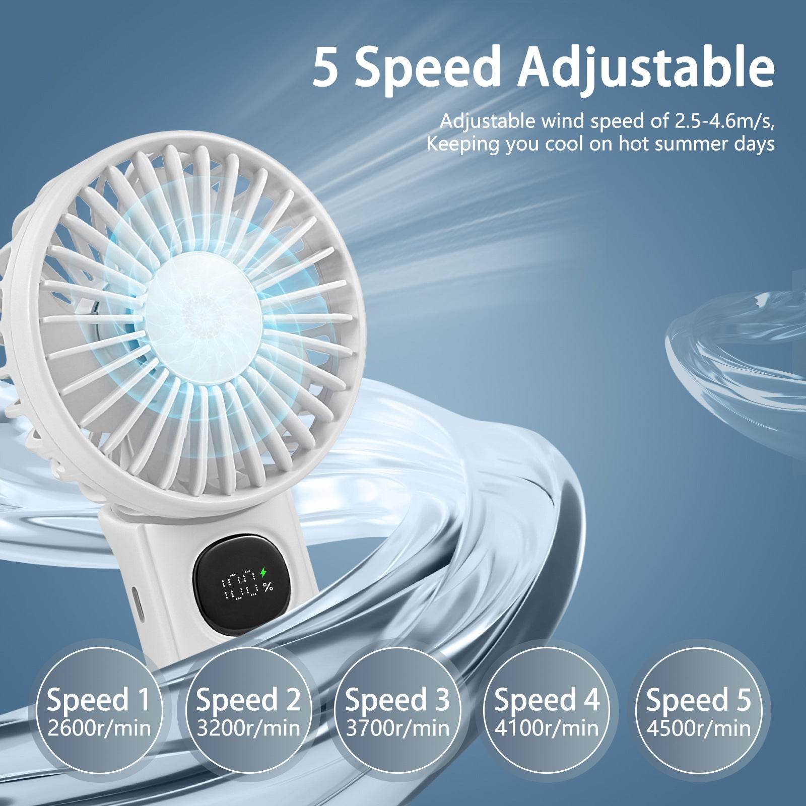 Portable Handheld Fashion Personality Little Fan - www.Shopthatapp.com
