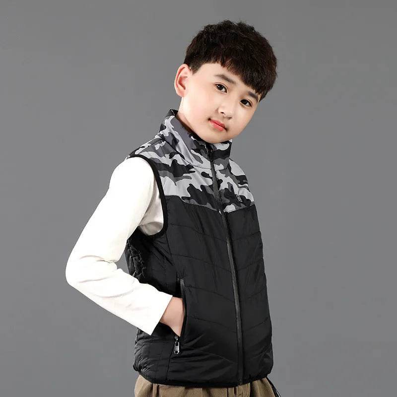 Children Thermal Winter Vest Jacket Outwear Boy Girl Kids - www.Shopthatapp.com