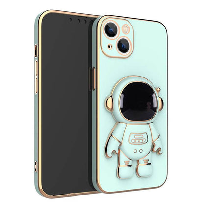 3D Astronaut Phone Case Anti-Drop Electroplating Bracket - www.Shopthatapp.com