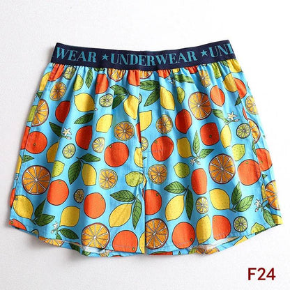 Cartoon Printed Cotton Men's Underwear Loose Boxer Short Breathable - www.Shopthatapp.com