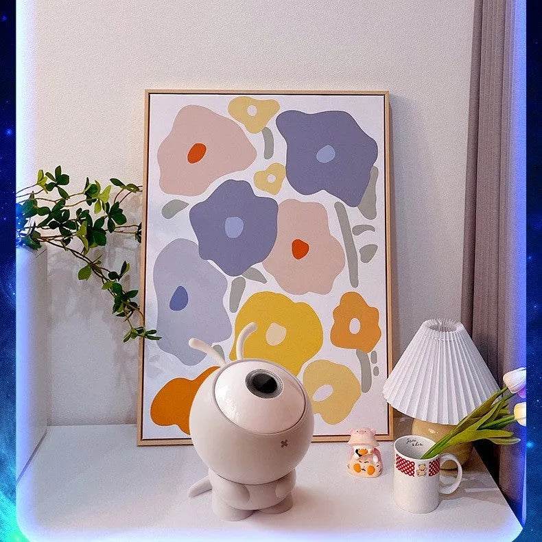 6in1 Night Light Rotating Galaxy Starry Bedroom Projector Decor Lamp - www.Shopthatapp.com