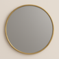 Round Vanity Mirror – Black, Gold, Nickel | 24" & 32" Metal Frame - www.Shopthatapp.com