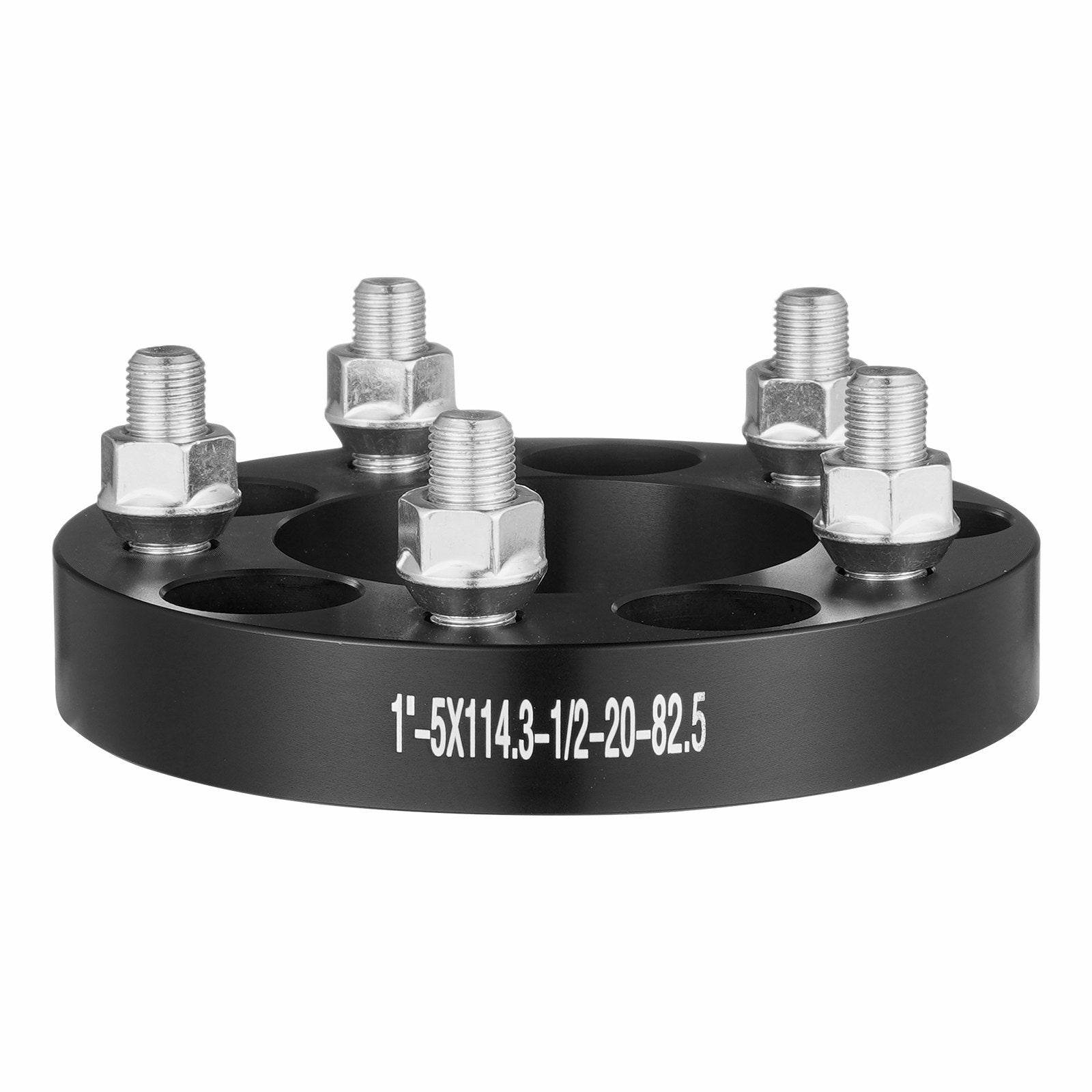 Wheel Spacers Wheel Adapters 5 Lug Forged Spacer 4 PCS Black - www.Shopthatapp.com