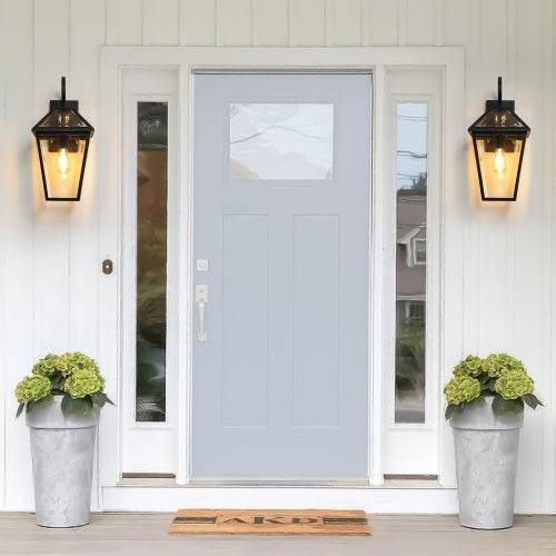 Modern Outdoor Waterproof Wall Lights fixture Support Many Types Of Bulb-2 Packs - www.Shopthatapp.com