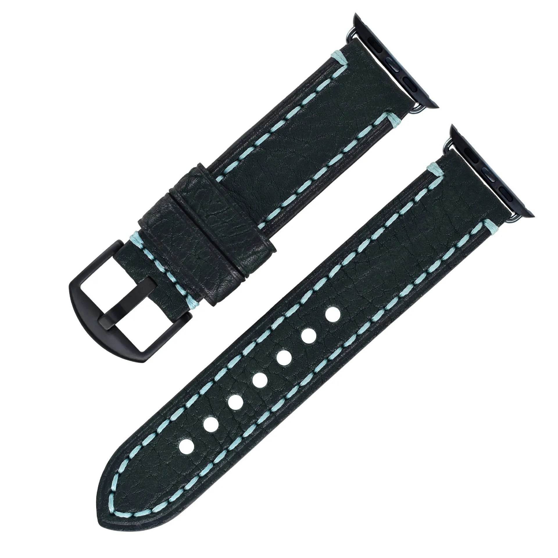 Casual Simple Top Layer Cow Leather Watch Strap - www.Shopthatapp.com
