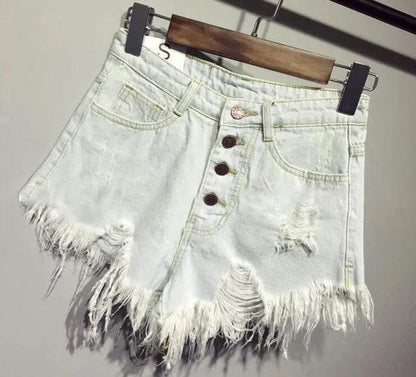 Casual Summer Women Denim Short High Waists Sexy Short Jeans - www.Shopthatapp.com