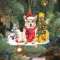 Christmas Family Puppies Decorate Trees With Lights - www.Shopthatapp.com