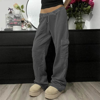 European And American Style Straight Exercise Casual Pants Women - www.Shopthatapp.com