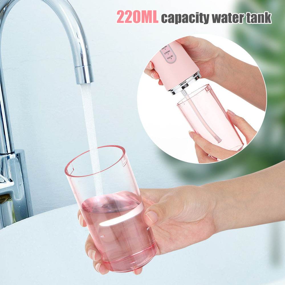 Cordless Dental Electric Flosser High Speed water Spray Oral Irrigator - www.Shopthatapp.com