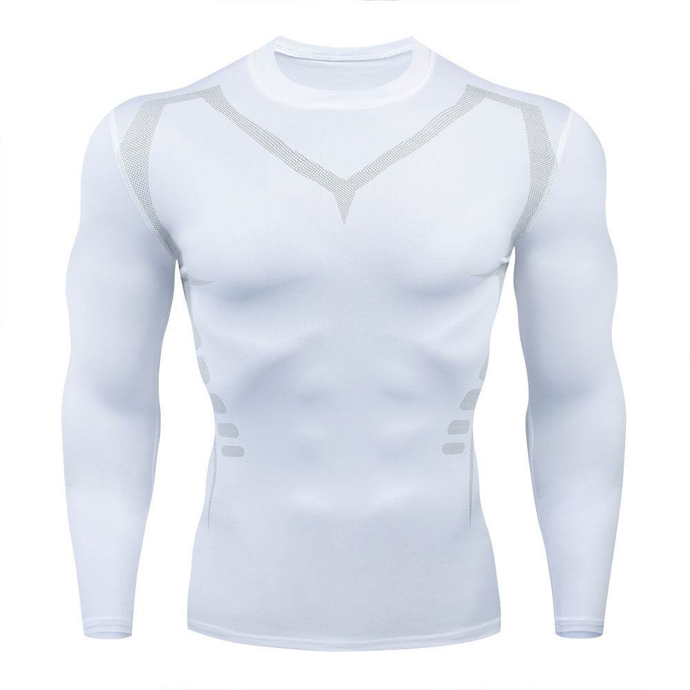 Men's Sports Quick-drying Long sleeve Workout Fitness T-shirt top - www.Shopthatapp.com