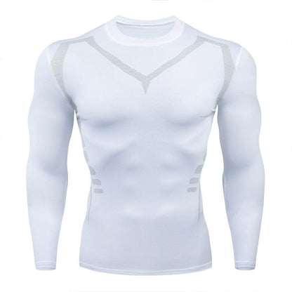 Men's Sports Quick-drying Long sleeve Workout Fitness T-shirt top - www.Shopthatapp.com