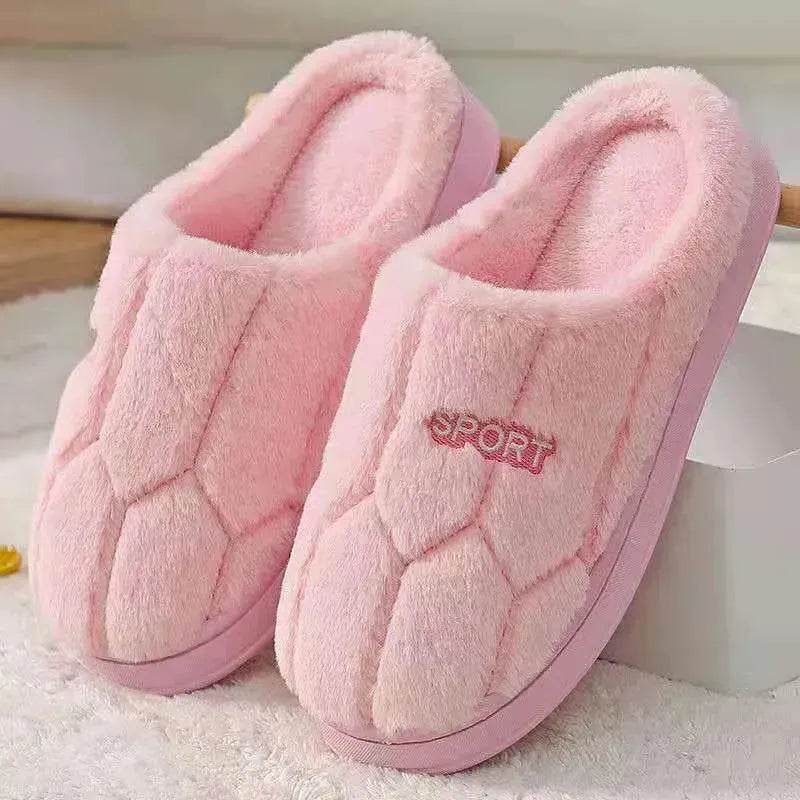 Winter Non-slip Plus Velvet Cotton Slippers - www.Shopthatapp.com