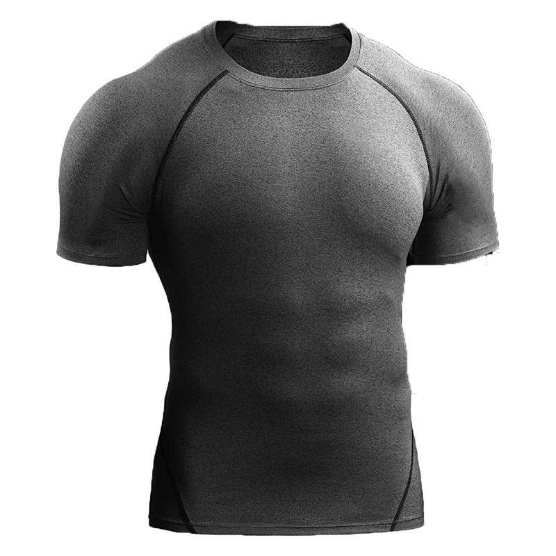 Quick Drying Men Short Sleeve Exercise Running Workout T-shirt Top - www.Shopthatapp.com