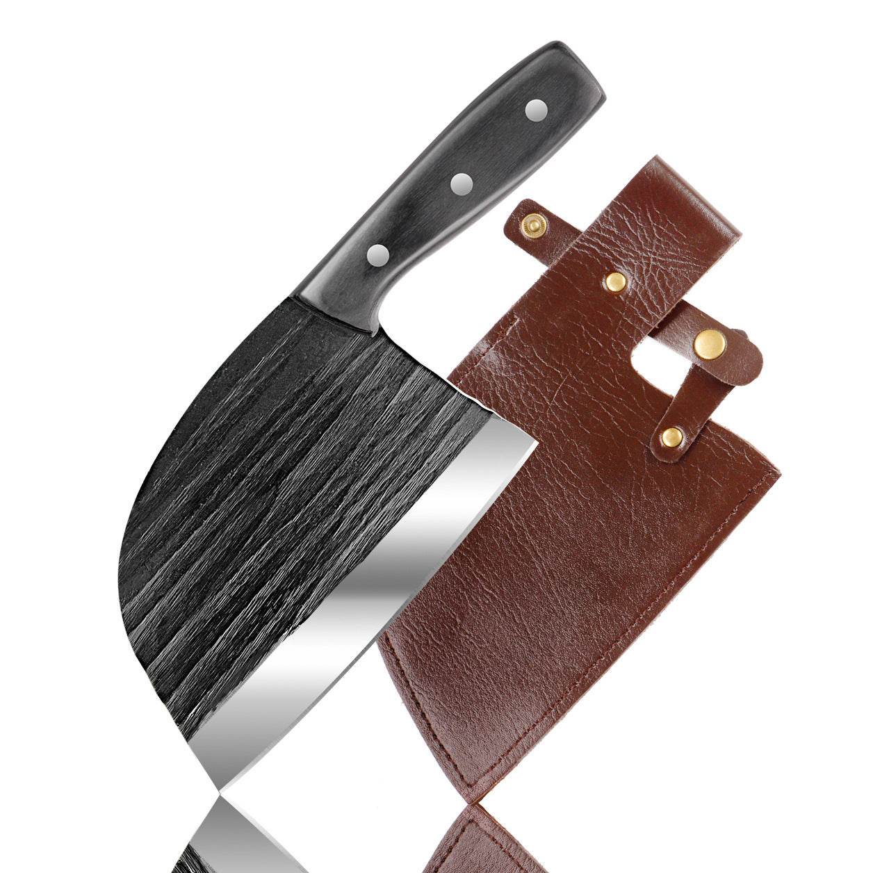 Hand-forged Kitchen Slicing Knife Dedicated For Chefs Cleaver Stainless Steel - www.Shopthatapp.com